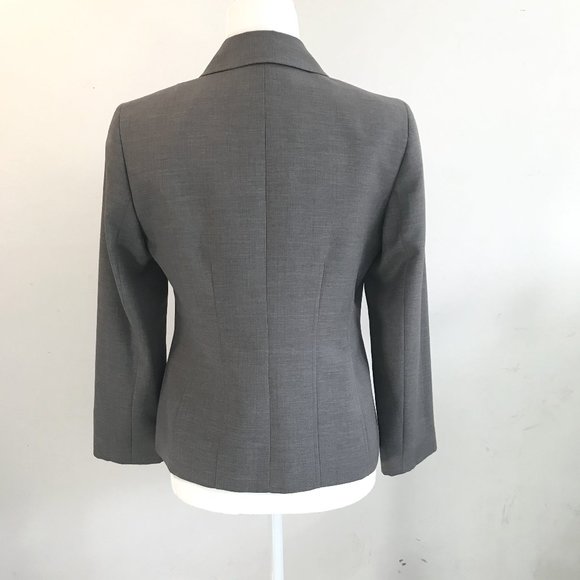 🎉HP🎉 Kasper Gray Blazer Jacket Slash Pockets - Picture 2 of 5